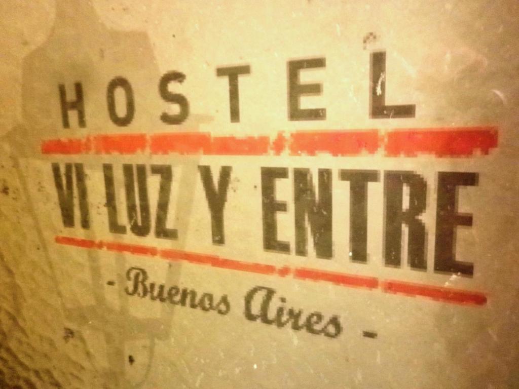 VI Luz Y Entre Hostel Buenos Aires Buitenkant foto